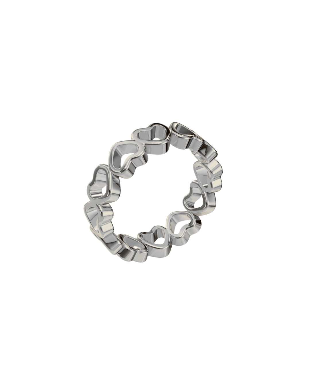 Heart Infinity Band-Rings-Anushka Jain Jewellery