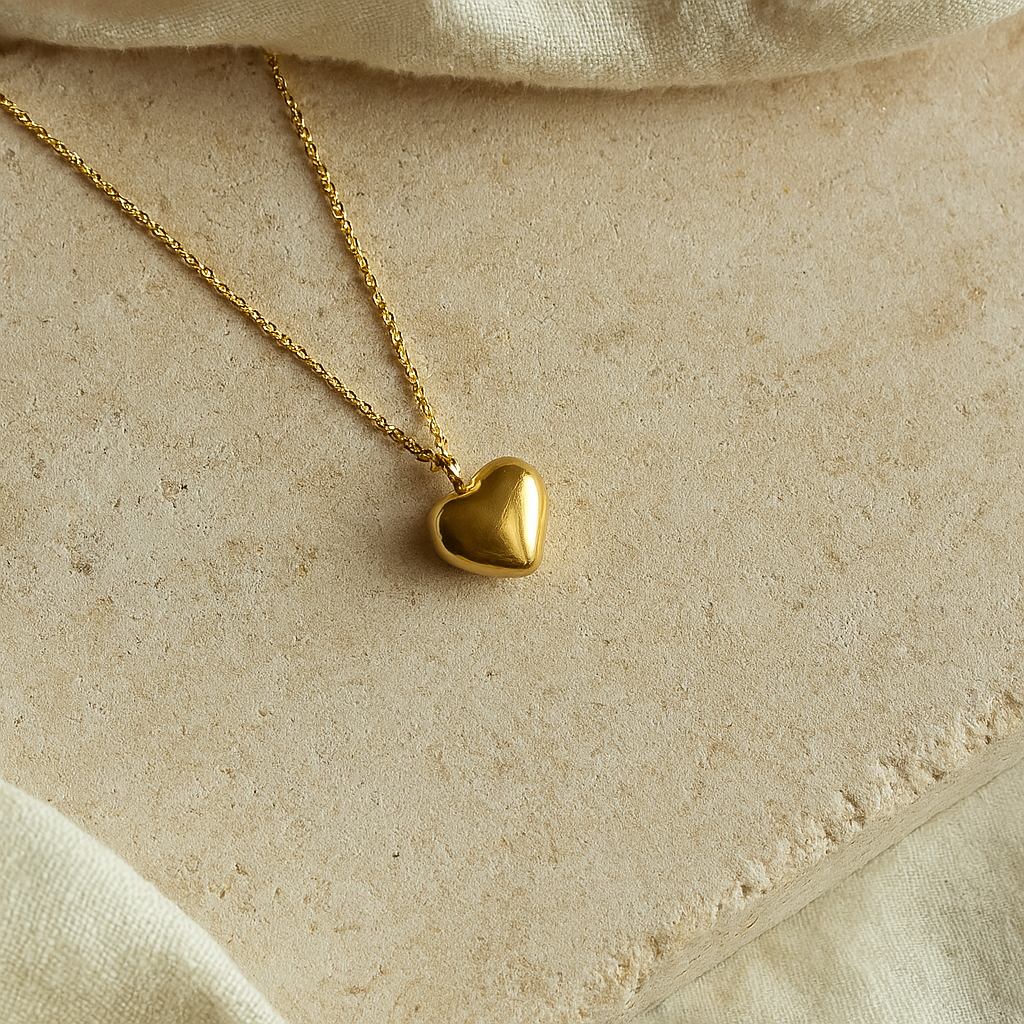 Heart Necklace-Pendants-Anushka Jain Jewellery