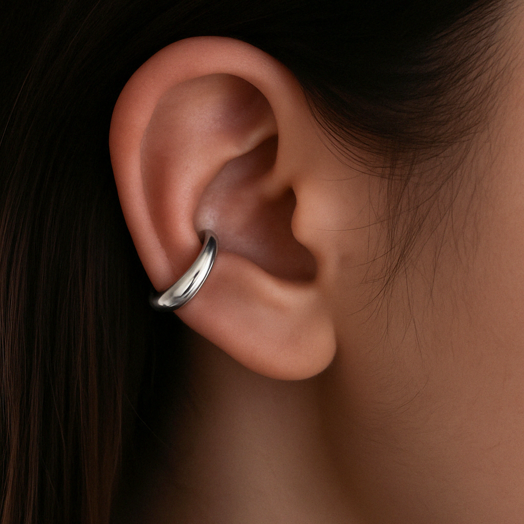 Hollow Dome Ear Cuff-Ear Cuffs-Anushka Jain Jewellery