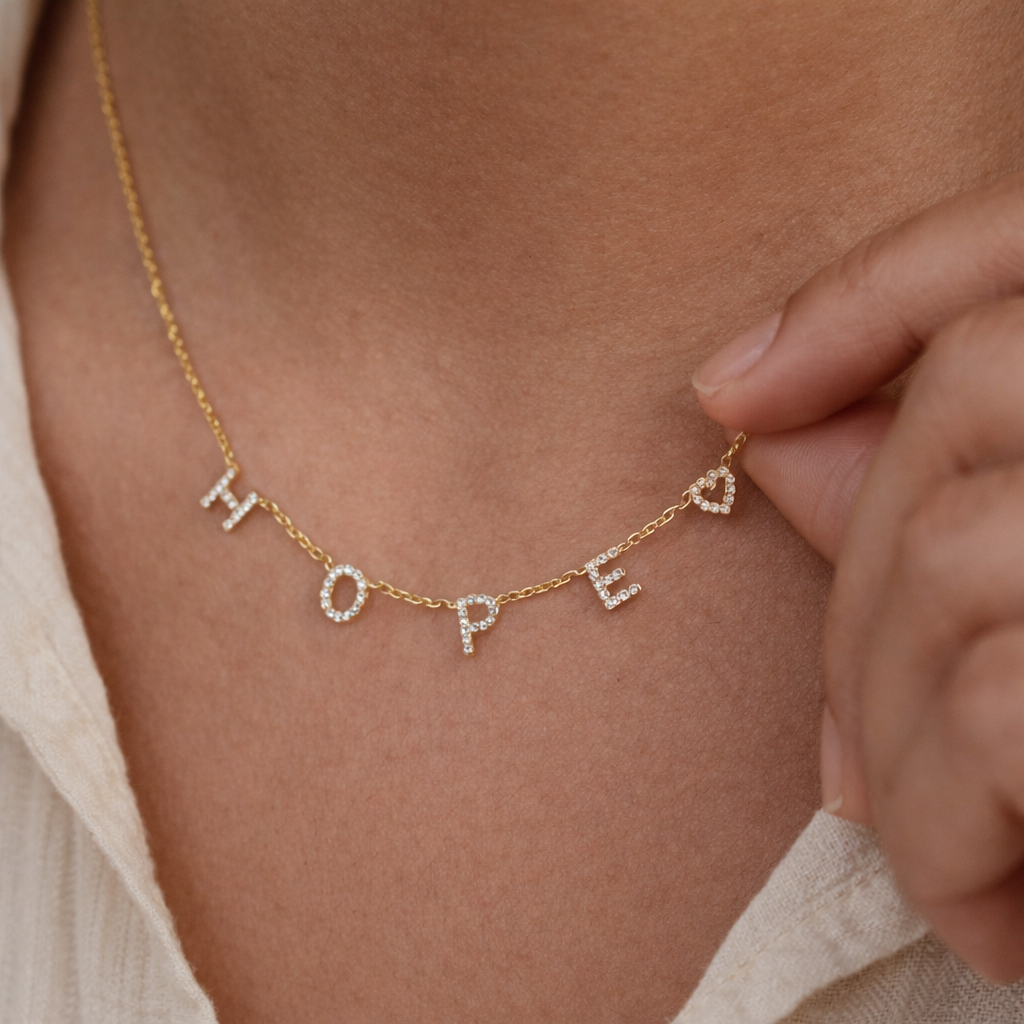 Hope Heart Necklace-Pendants-Anushka Jain Jewellery