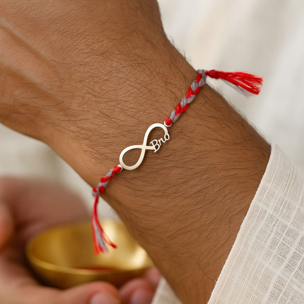 Infinity Bro Rakhi-Rakhi-Anushka Jain Jewellery