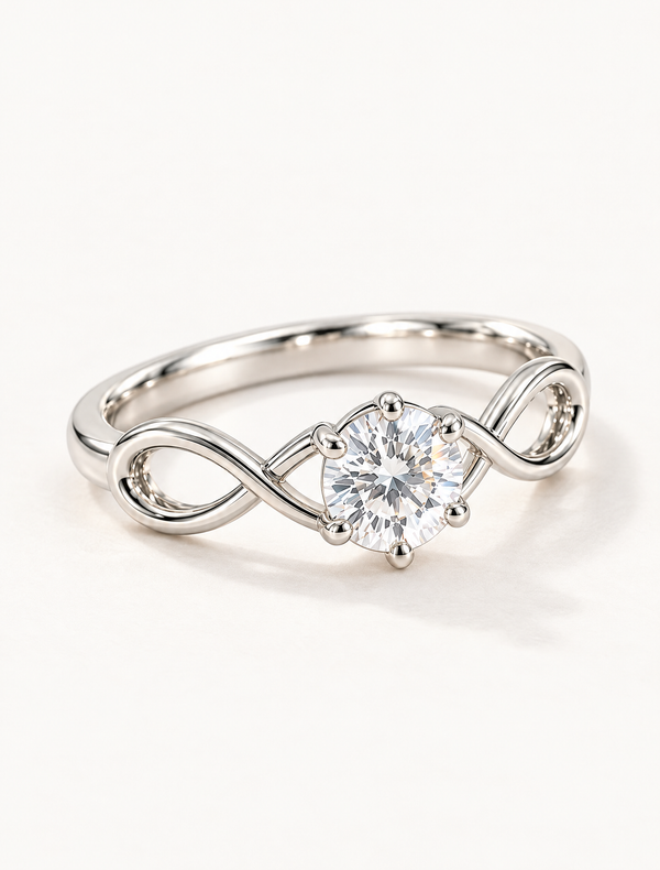 Infinity Grace Solitaire Ring