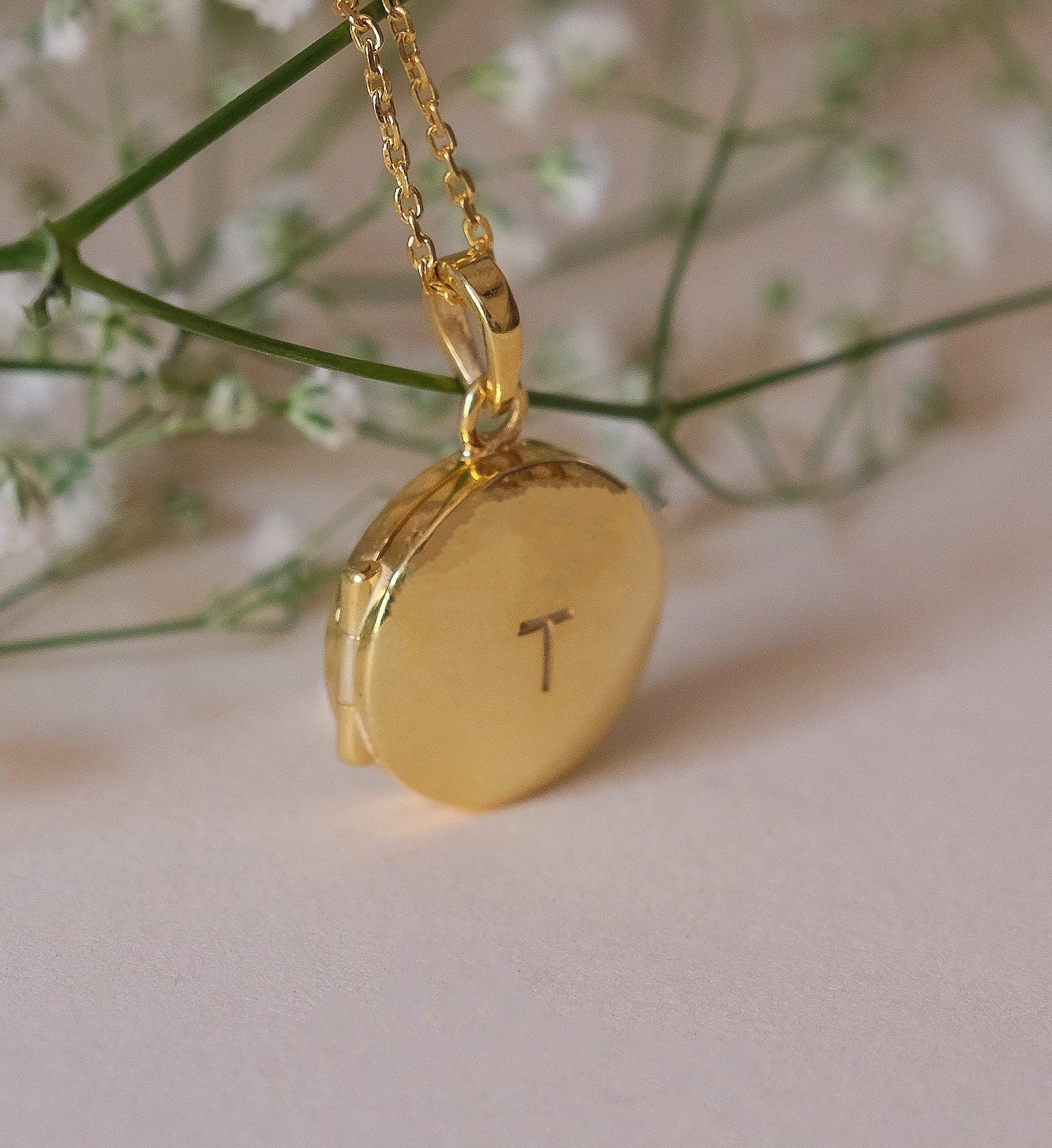 Initial Picture Locket Necklace-Lockets-Anushka Jain Jewellery