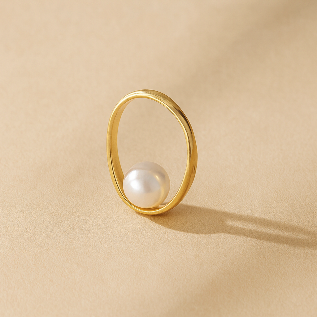 Inside Pearl Ring-Rings-Anushka Jain Jewellery