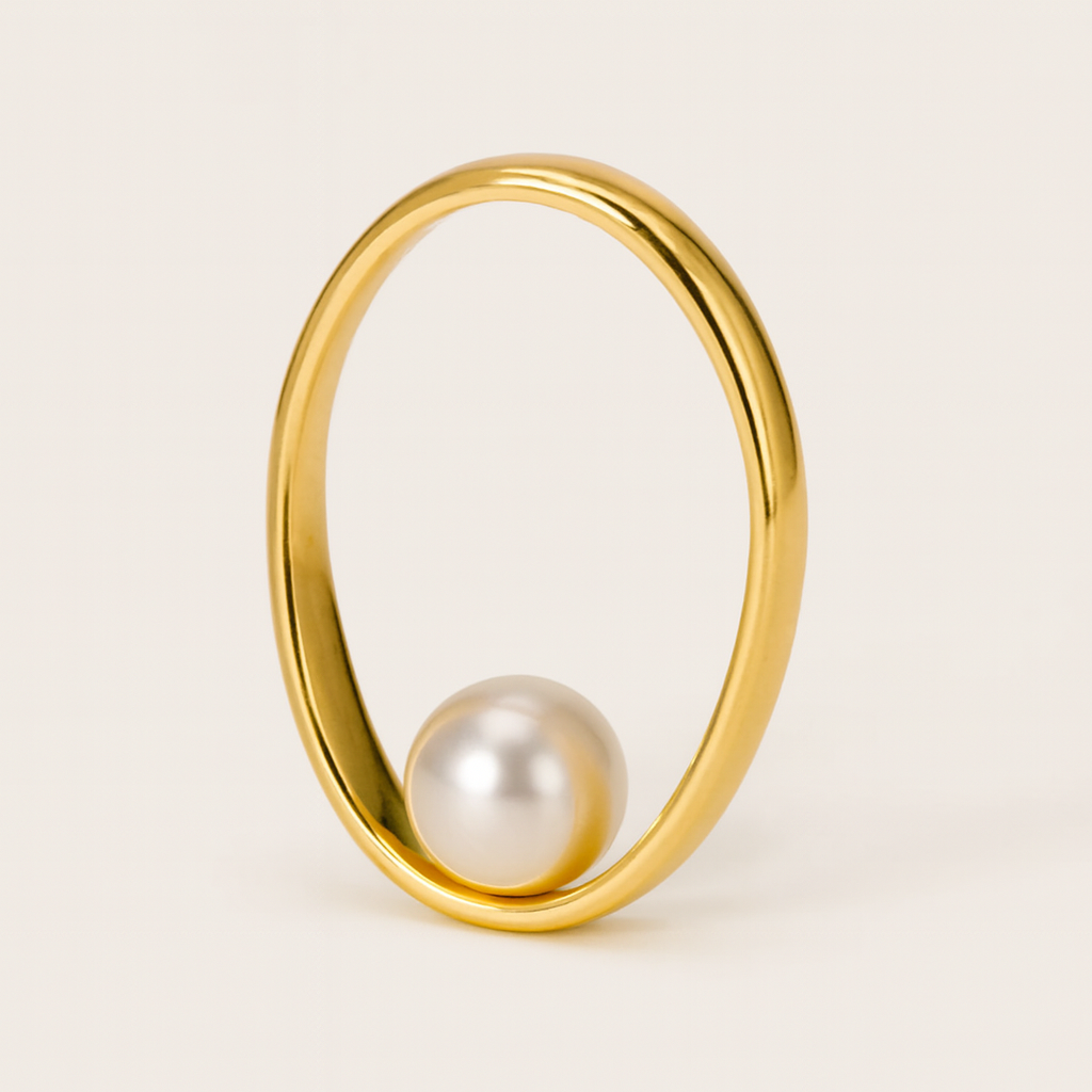 Inside Pearl Ring-Rings-Anushka Jain Jewellery