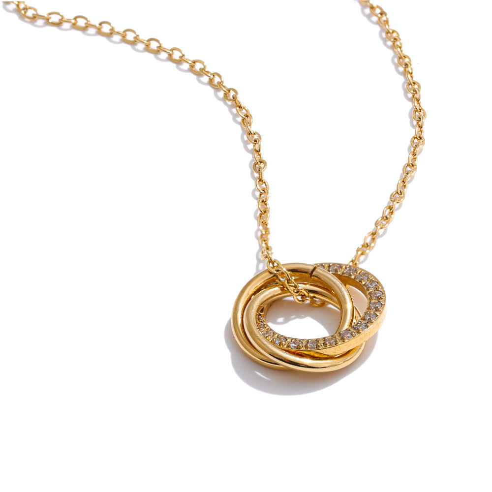 Iternity Circle Necklace-Anushka Jain Jewellery
