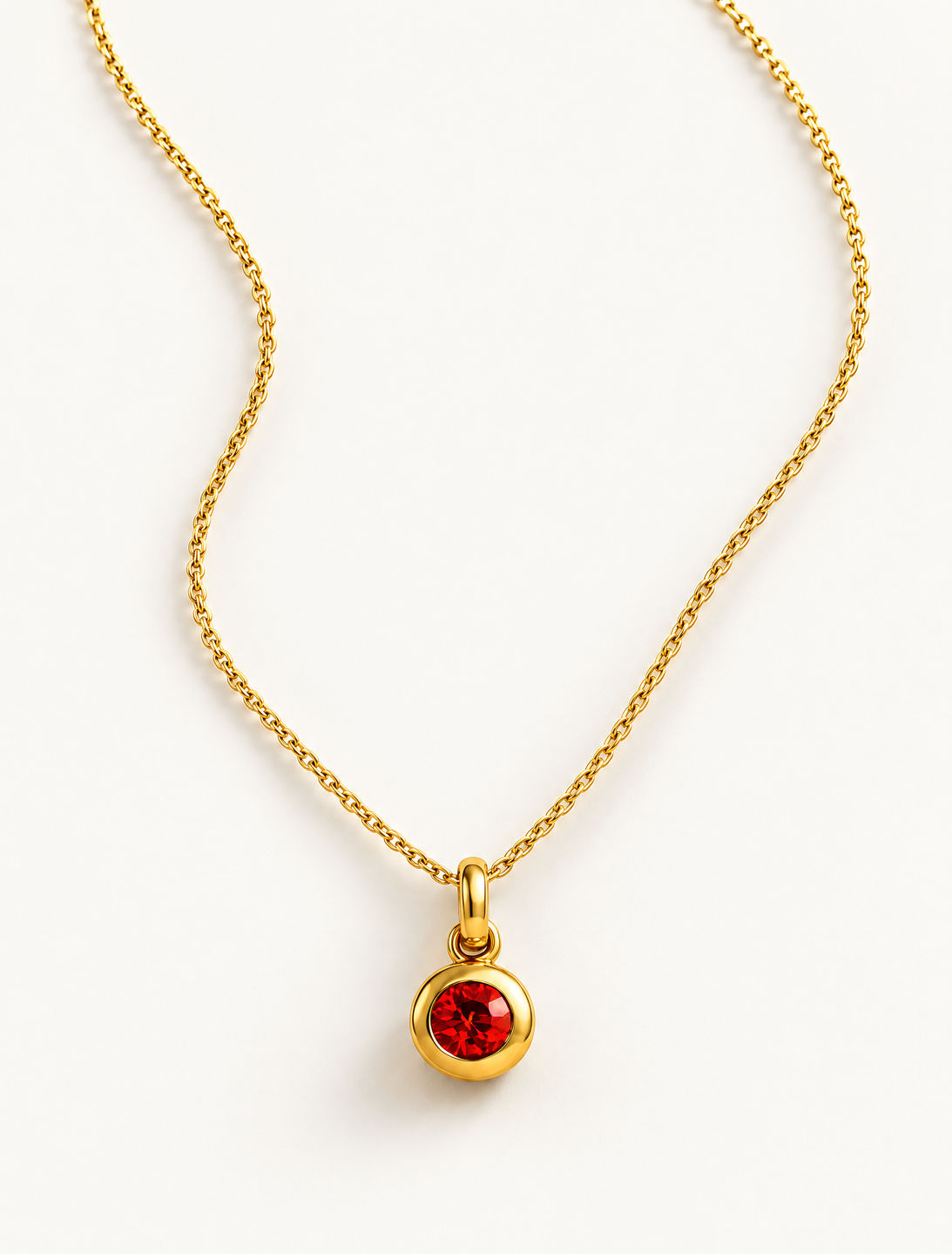 January Birthstone Necklace