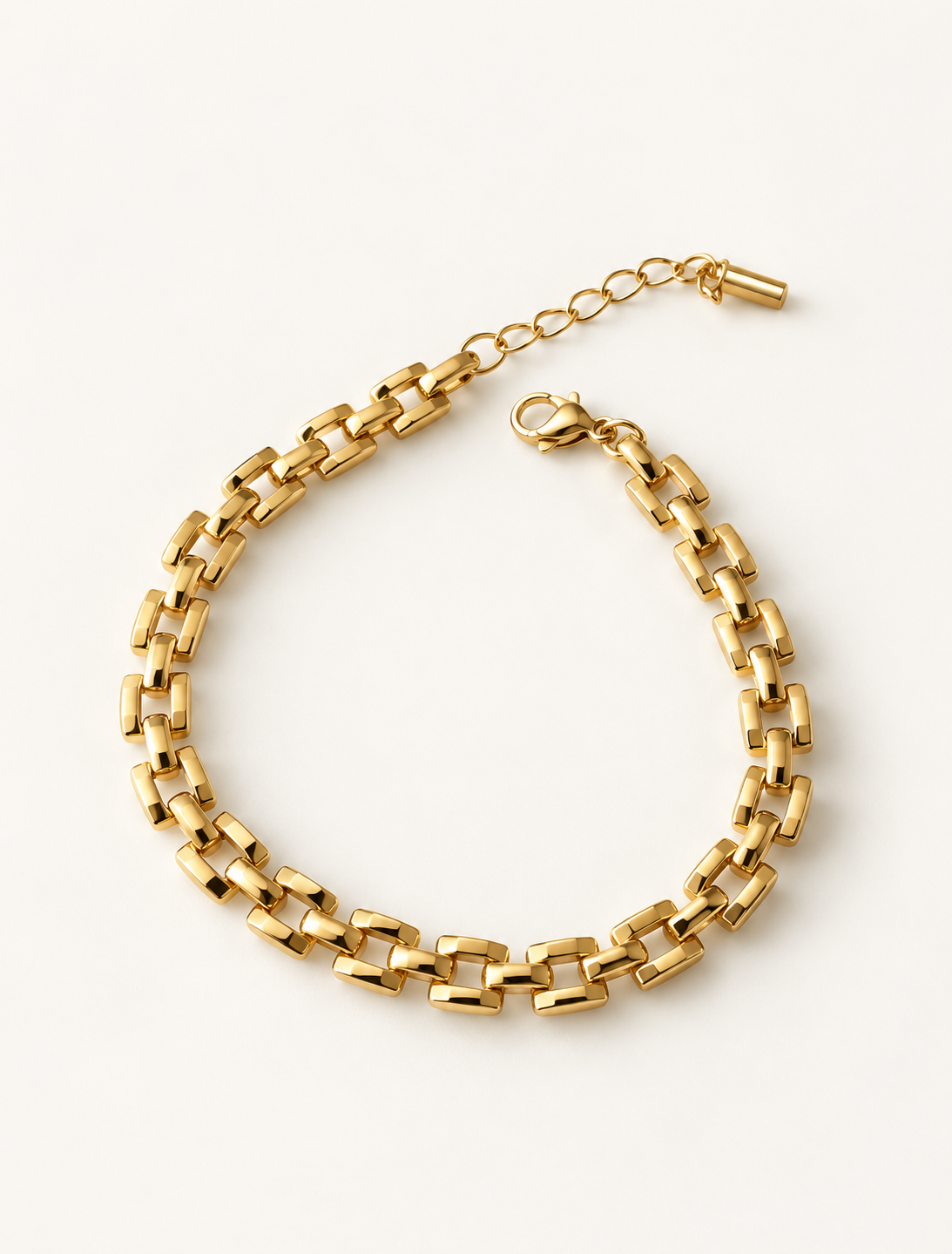 Chunky Brick Link Bracelet