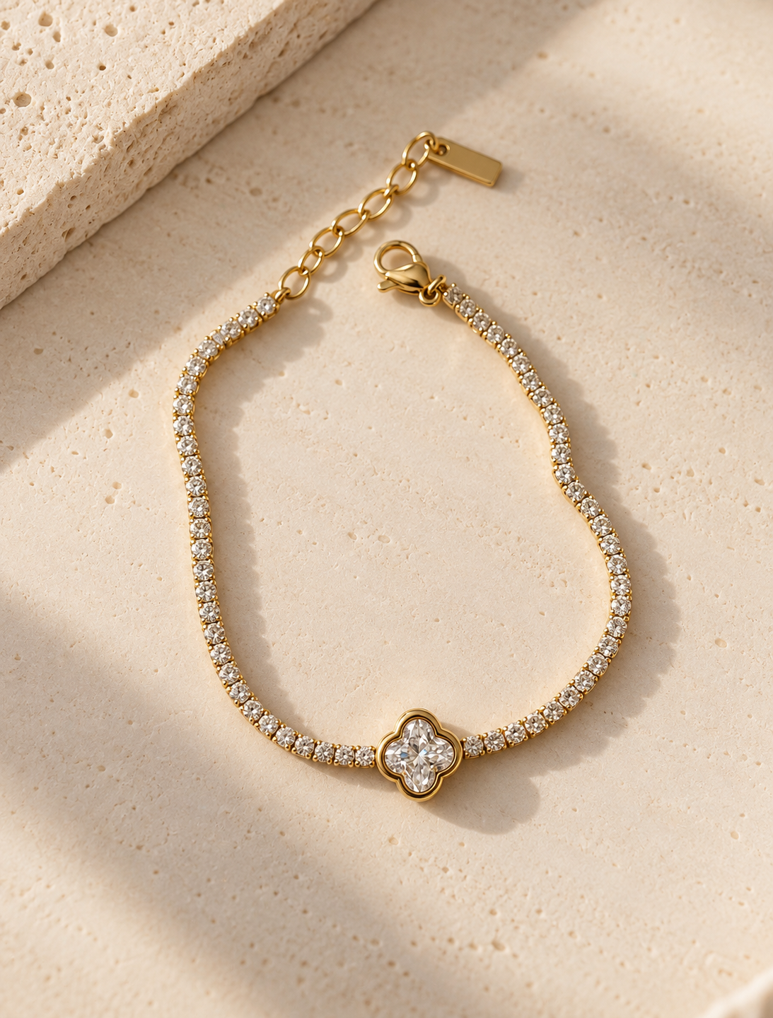 Clover Tennis Bracelet