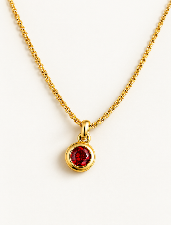July Birthstone Necklace