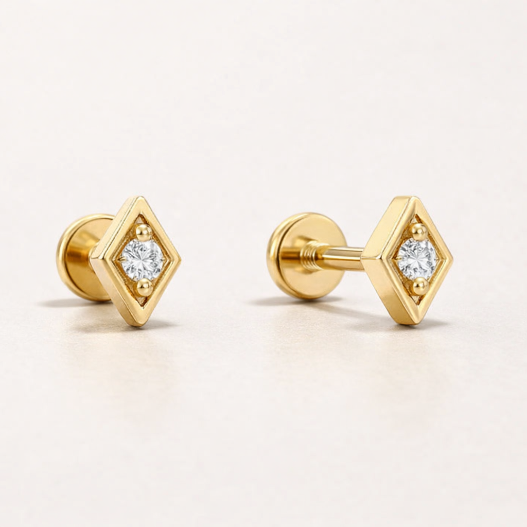 Kite Diamond Studs-Anushka Jain Jewellery