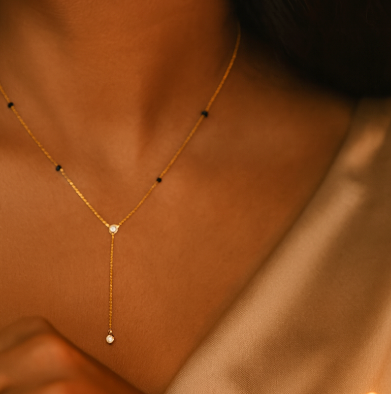 Lariat Mangalsutra-Anushka Jain Jewellery