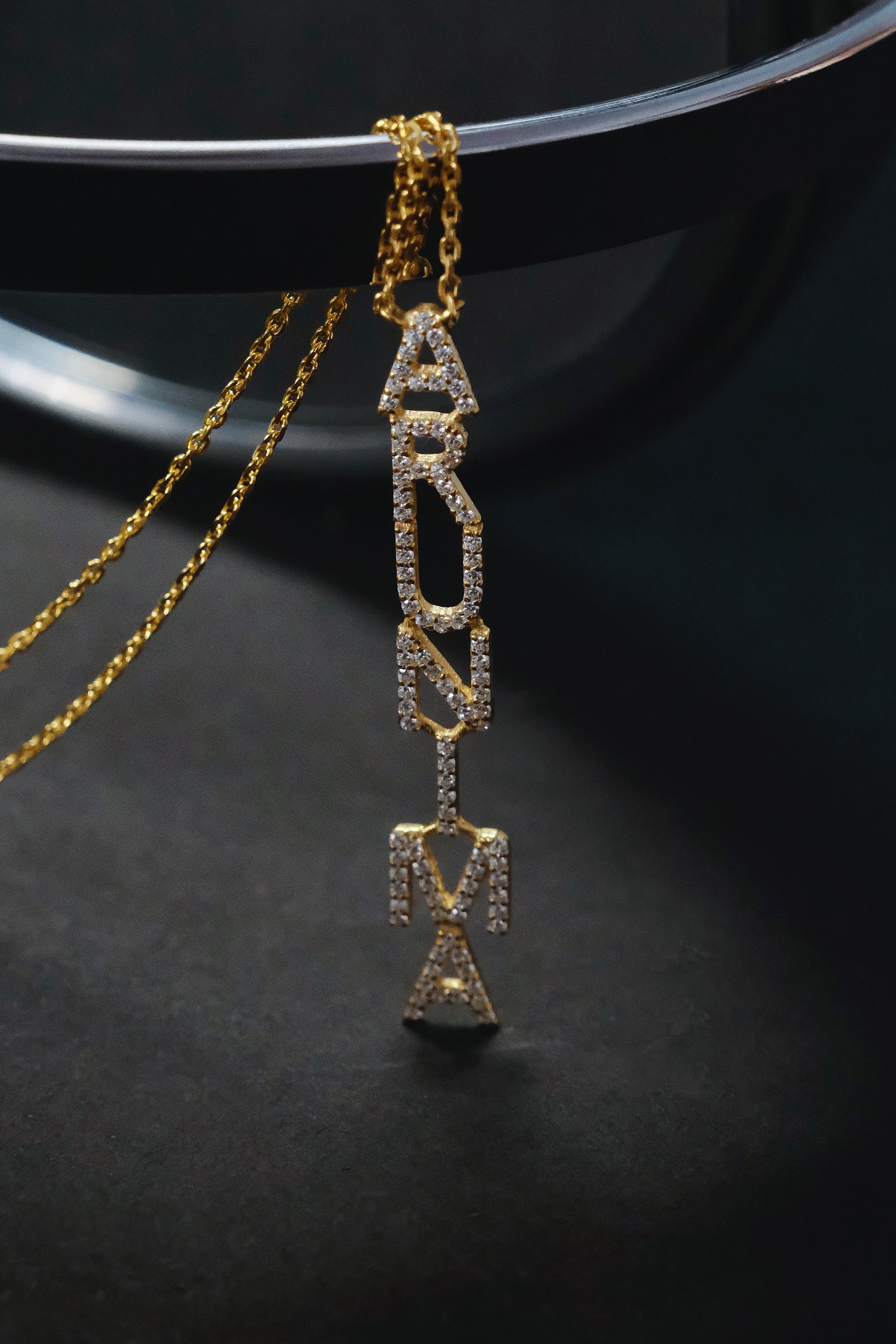 Lariat Name Necklace-Pendants-Anushka Jain Jewellery