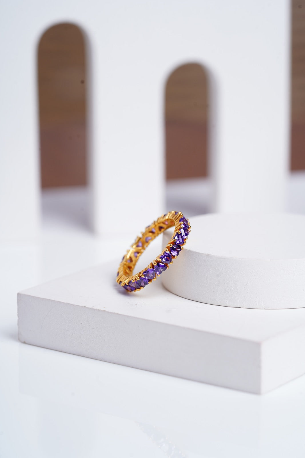 Lavender Love Eternity Ring-Rings-Anushka Jain Jewellery