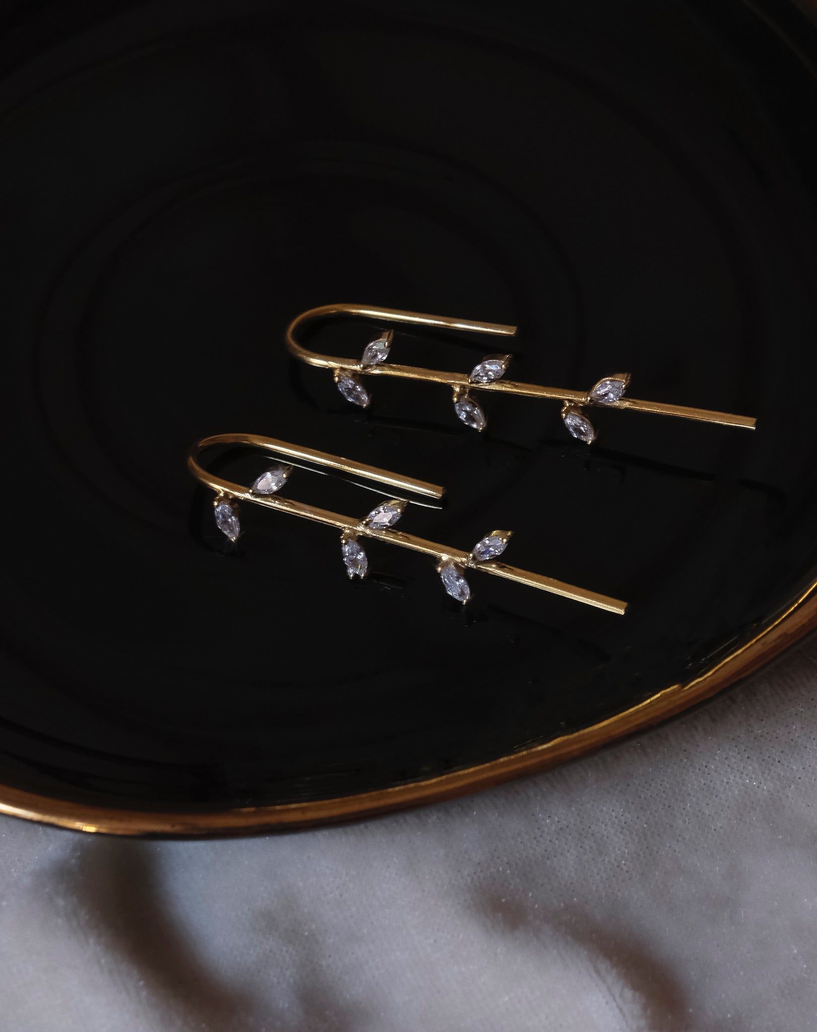 Leafy Ear Pointer-Ear Pointers-Anushka Jain Jewellery