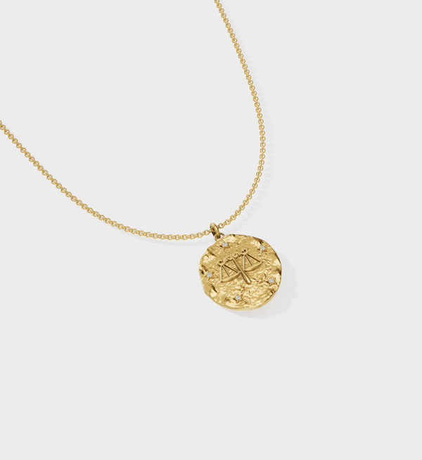Libra Zodiac Necklace-Necklaces-Anushka Jain Jewellery