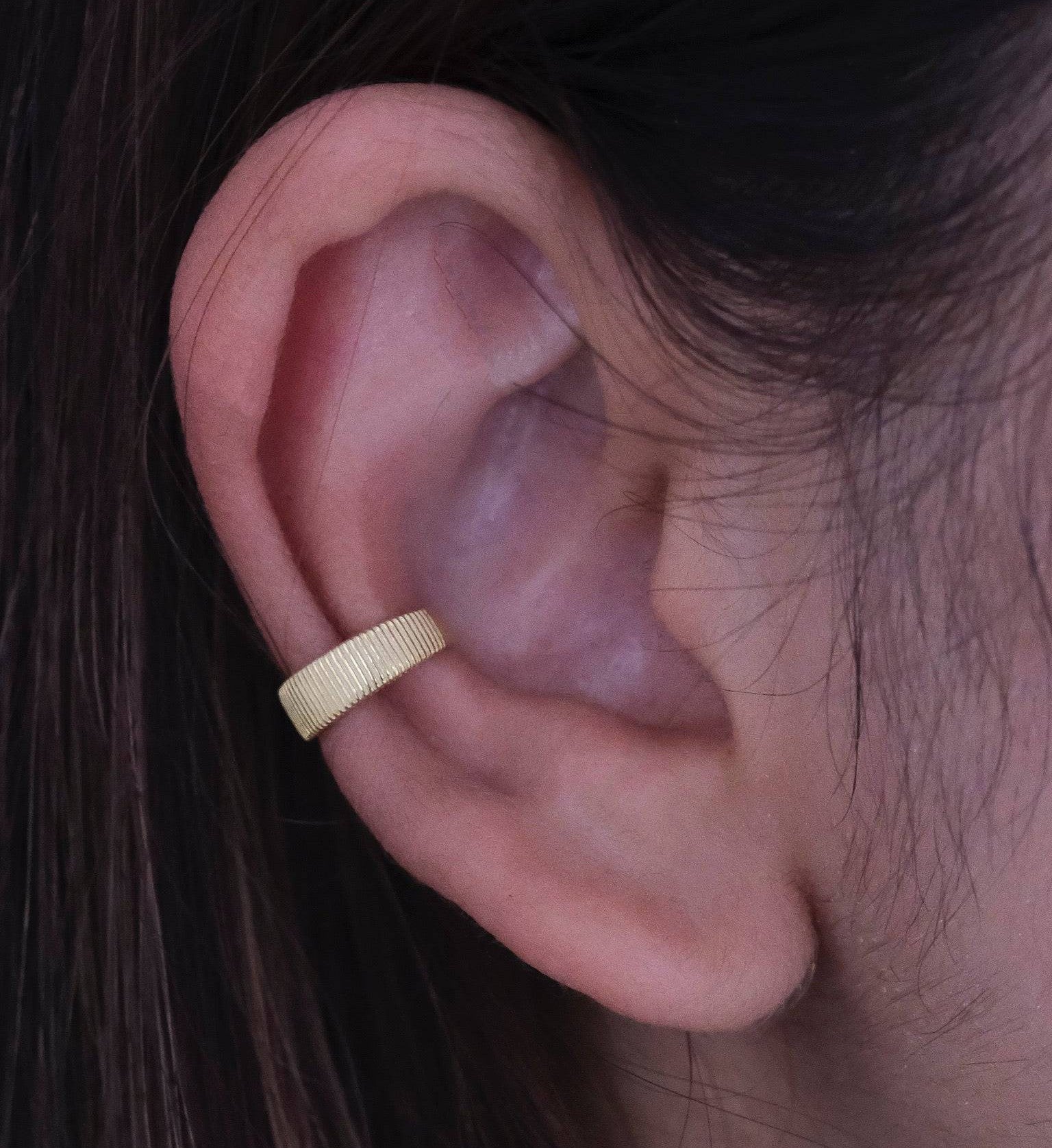 Lined Ear Cuff-Ear Cuffs-Anushka Jain Jewellery