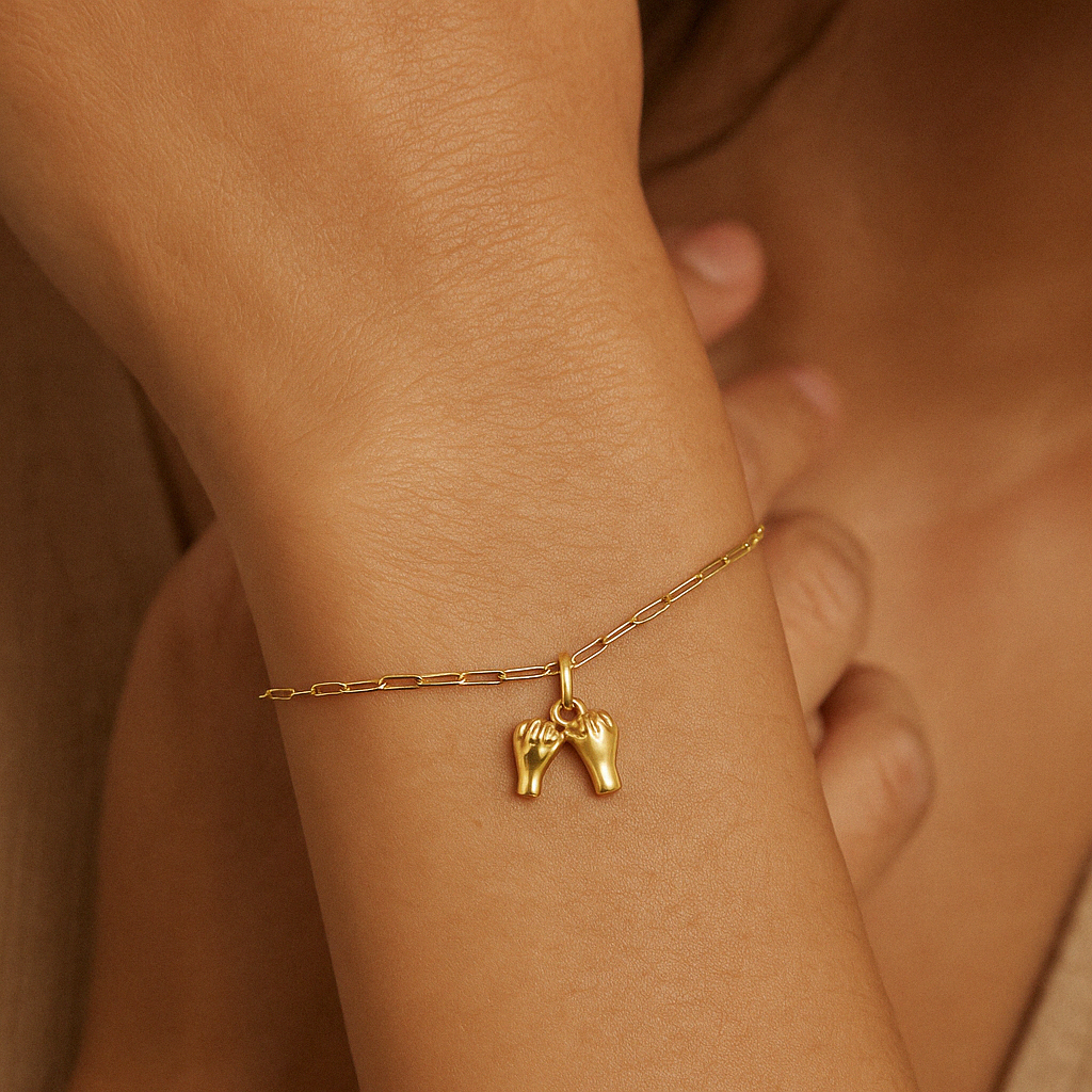 Love Hand Charm-Charms-Anushka Jain Jewellery