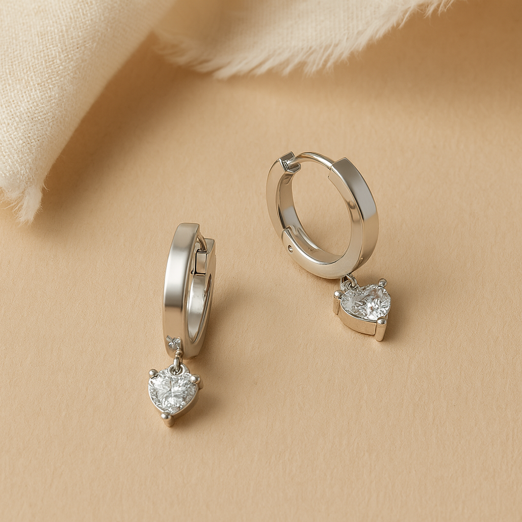 Love Huggies-Huggie-Silver-Anushka Jain Jewellery