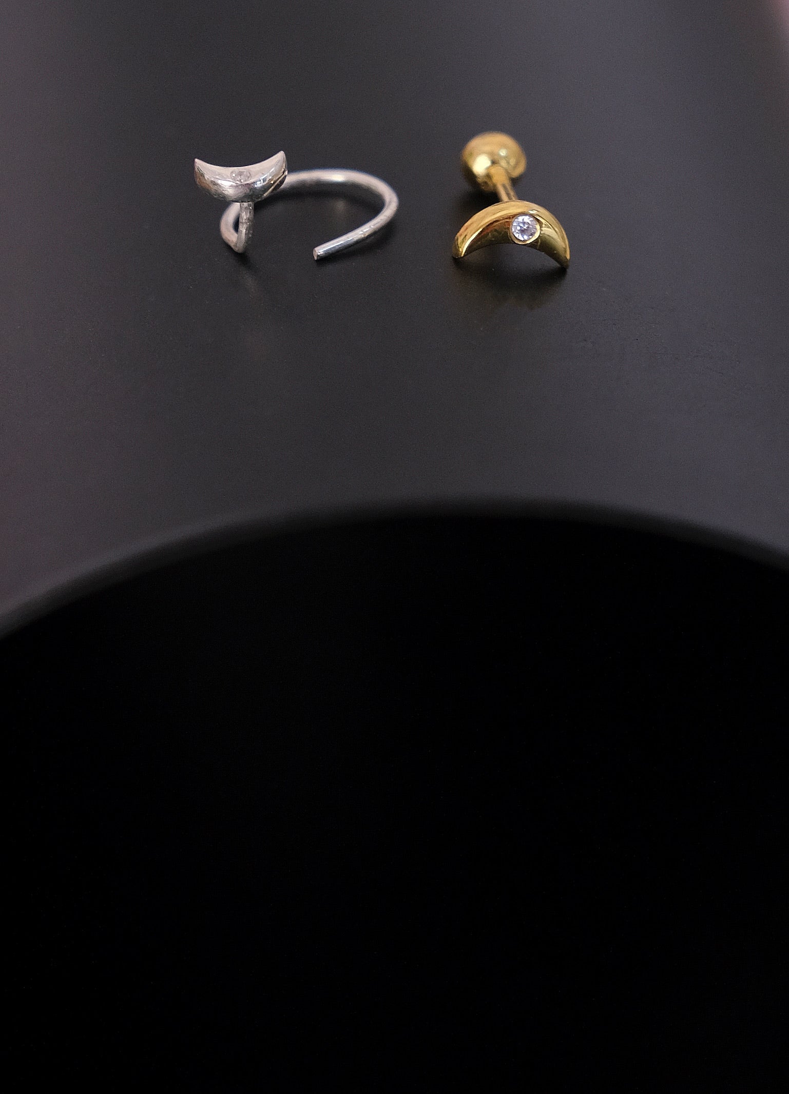 Luna Nose Pin-Nose Rings-Anushka Jain Jewellery