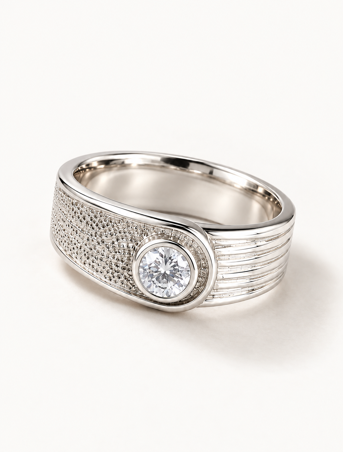 Luna Orbit CZ Ring