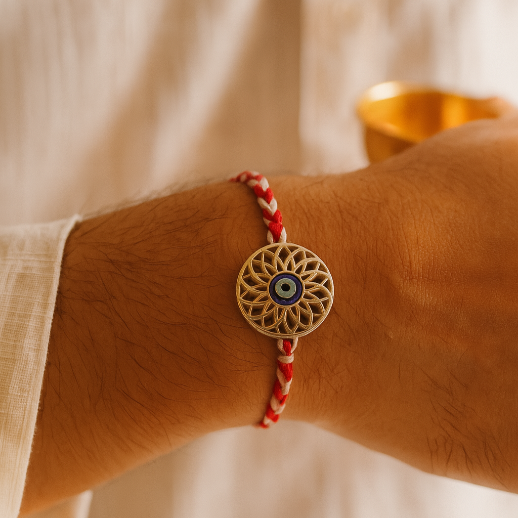 Luxury Rakhi Duo Set-Rakhi-Anushka Jain Jewellery