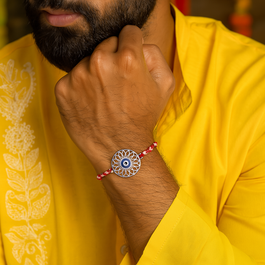 Luxury Rakhi Duo Set-Rakhi-Anushka Jain Jewellery