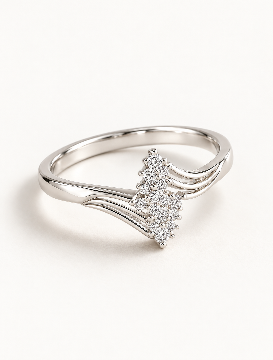 Marquise Cluster CZ Ring