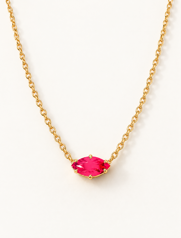Marquise Ruby Necklace