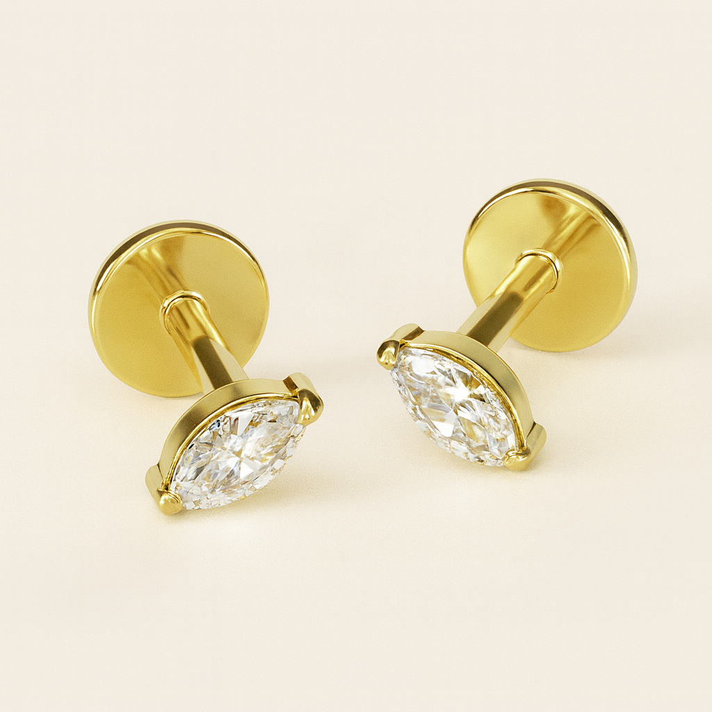 Marquise Studs-Studs-Anushka Jain Jewellery