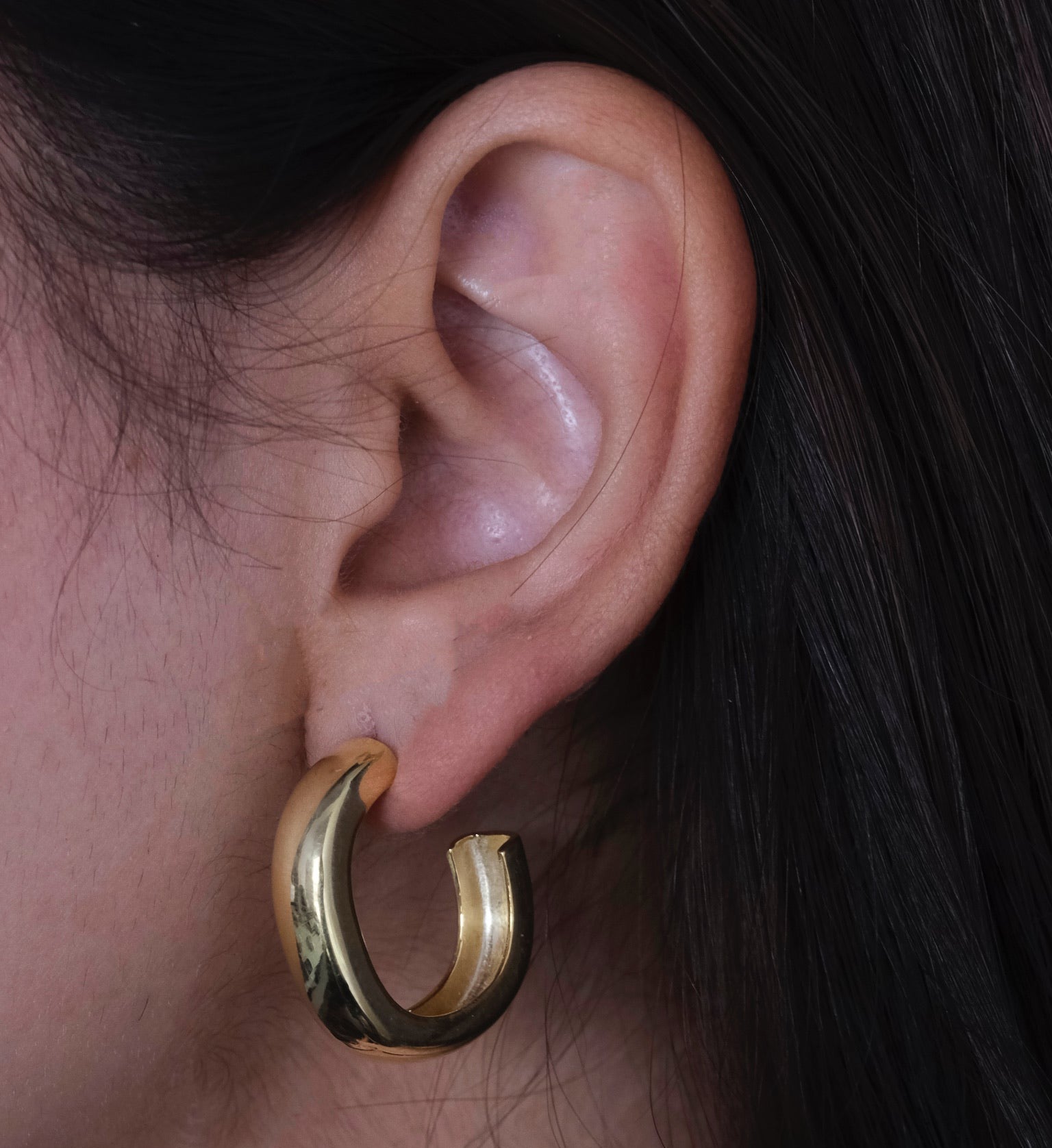 Marshal Hoops-Hoops-Gold Vermeil-Anushka Jain Jewellery