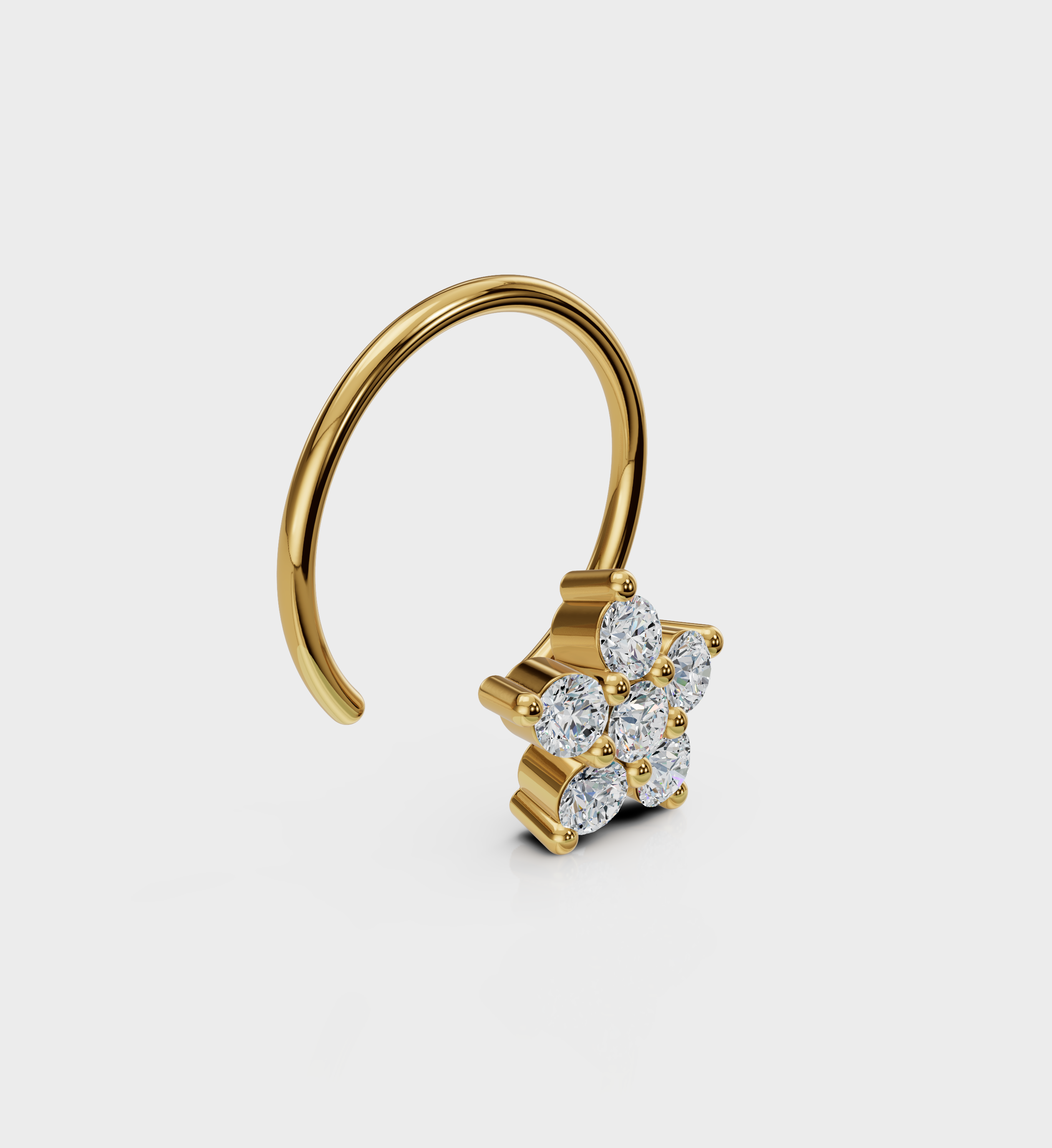 Micro Star Nose Pin-Nose Rings-Anushka Jain Jewellery