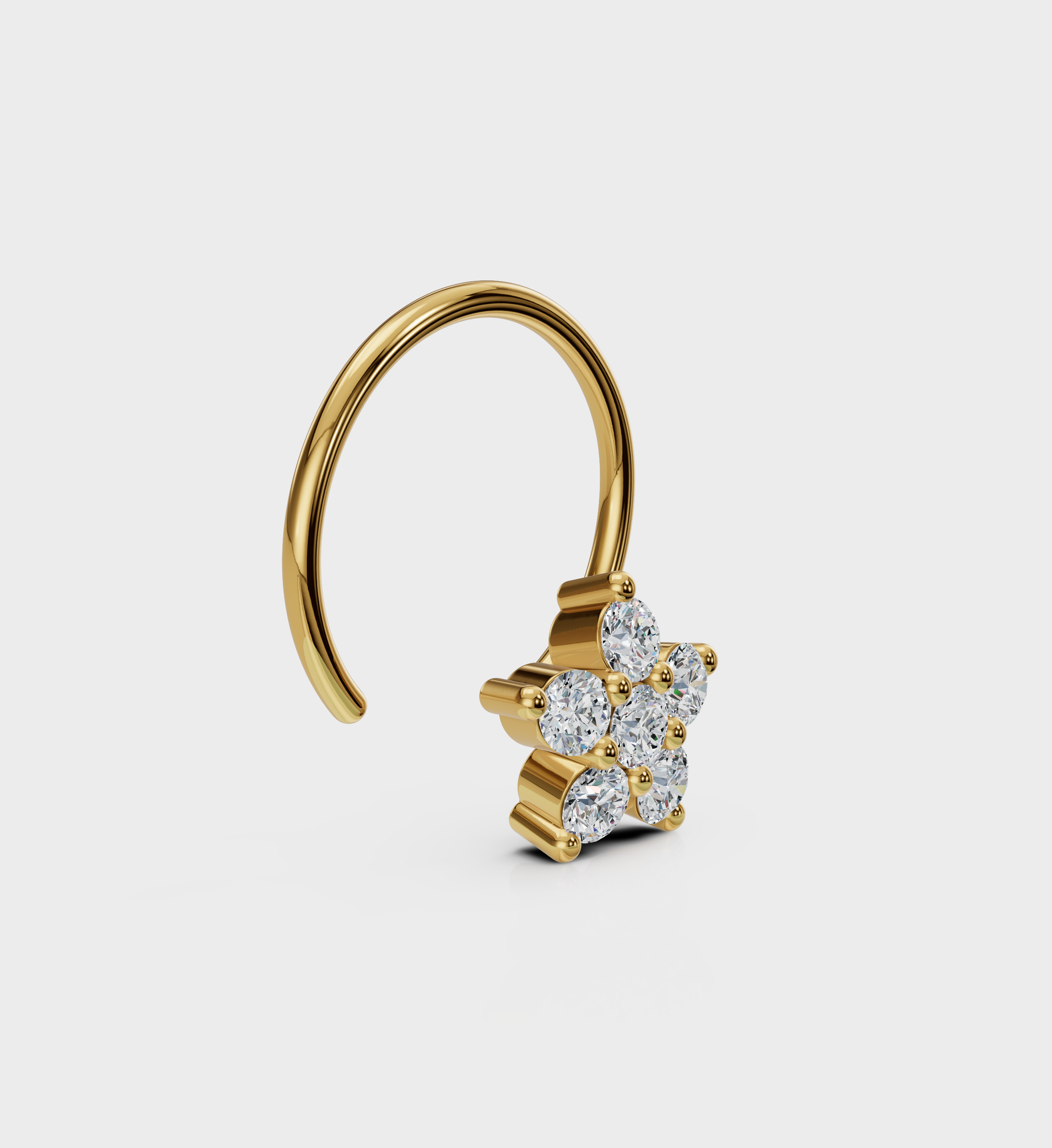 Micro Star Nose Pin-Nose Rings-Anushka Jain Jewellery