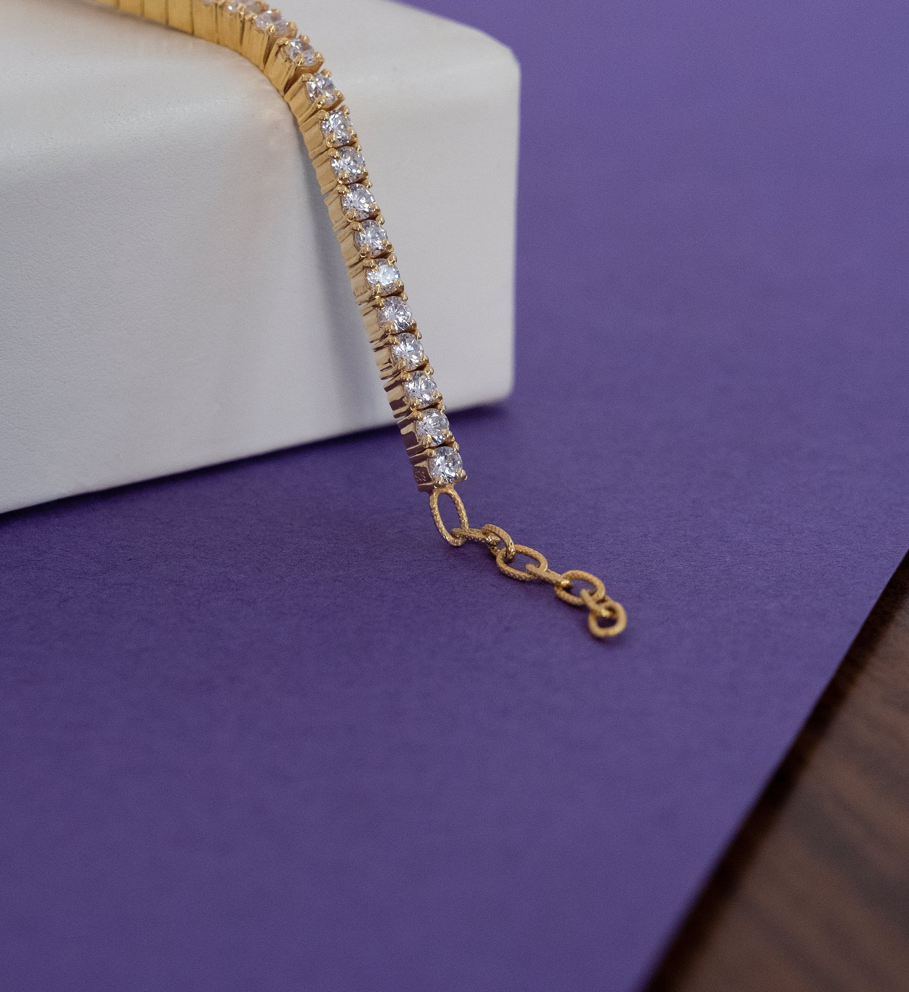 Mini Tennis Bracelet-Bracelets-Anushka Jain Jewellery