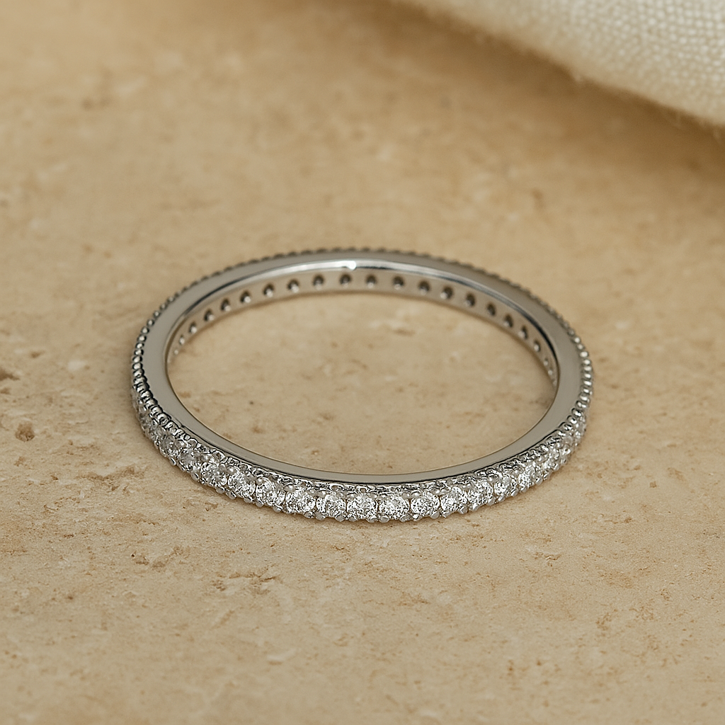 Minimal Eternity Ring-Rings-Anushka Jain Jewellery