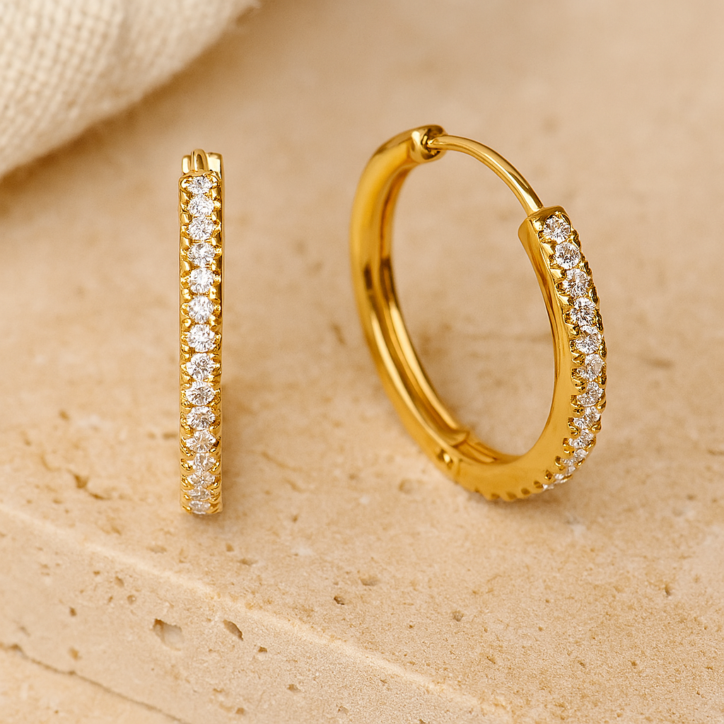 Minimal Sparkle Trio Set-Anushka Jain Jewellery