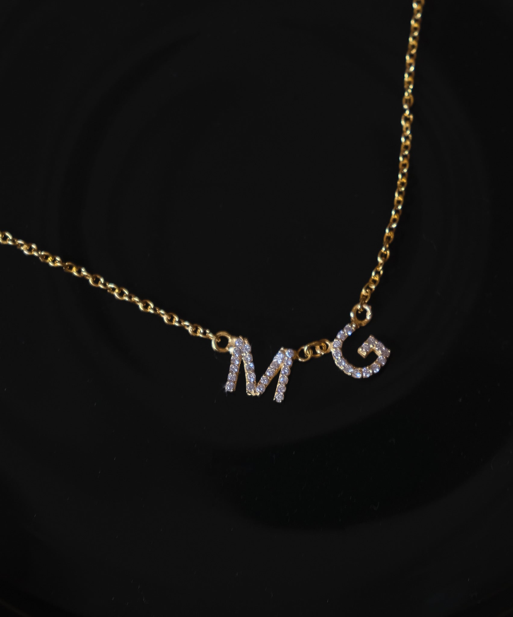 Name Diamond Necklace-Pendants-Anushka Jain Jewellery