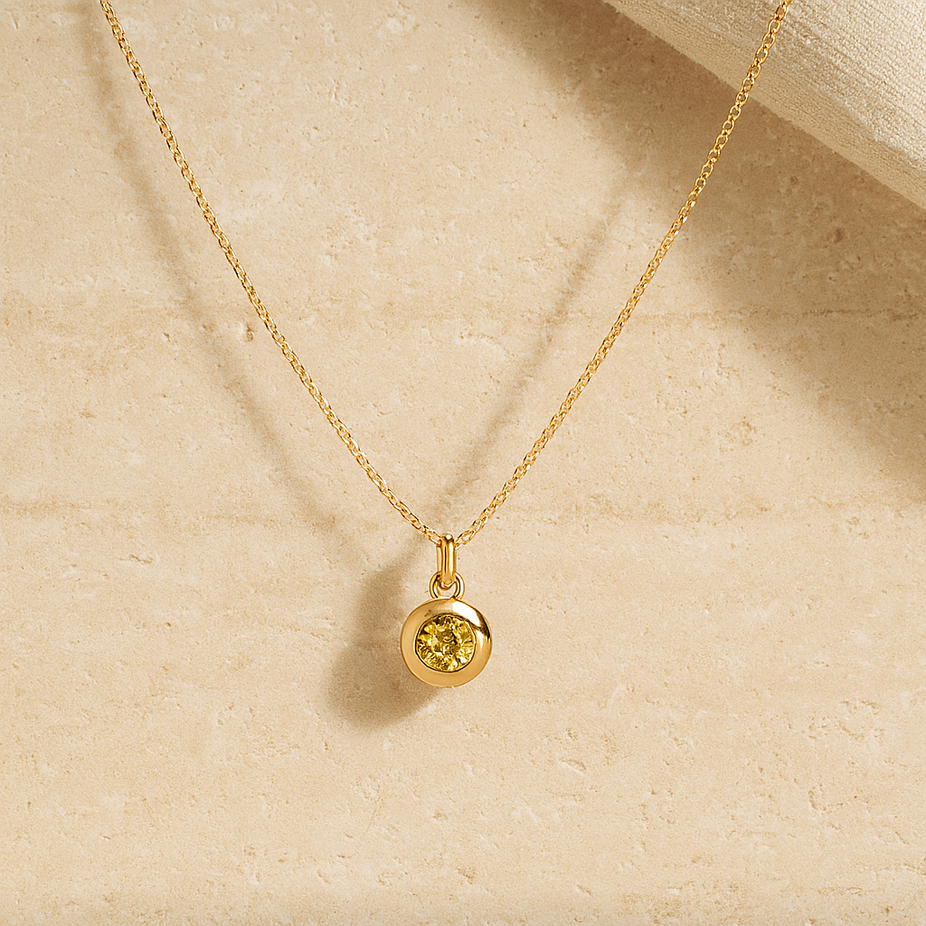 November Birthstone Necklace-Necklaces-Anushka Jain Jewellery