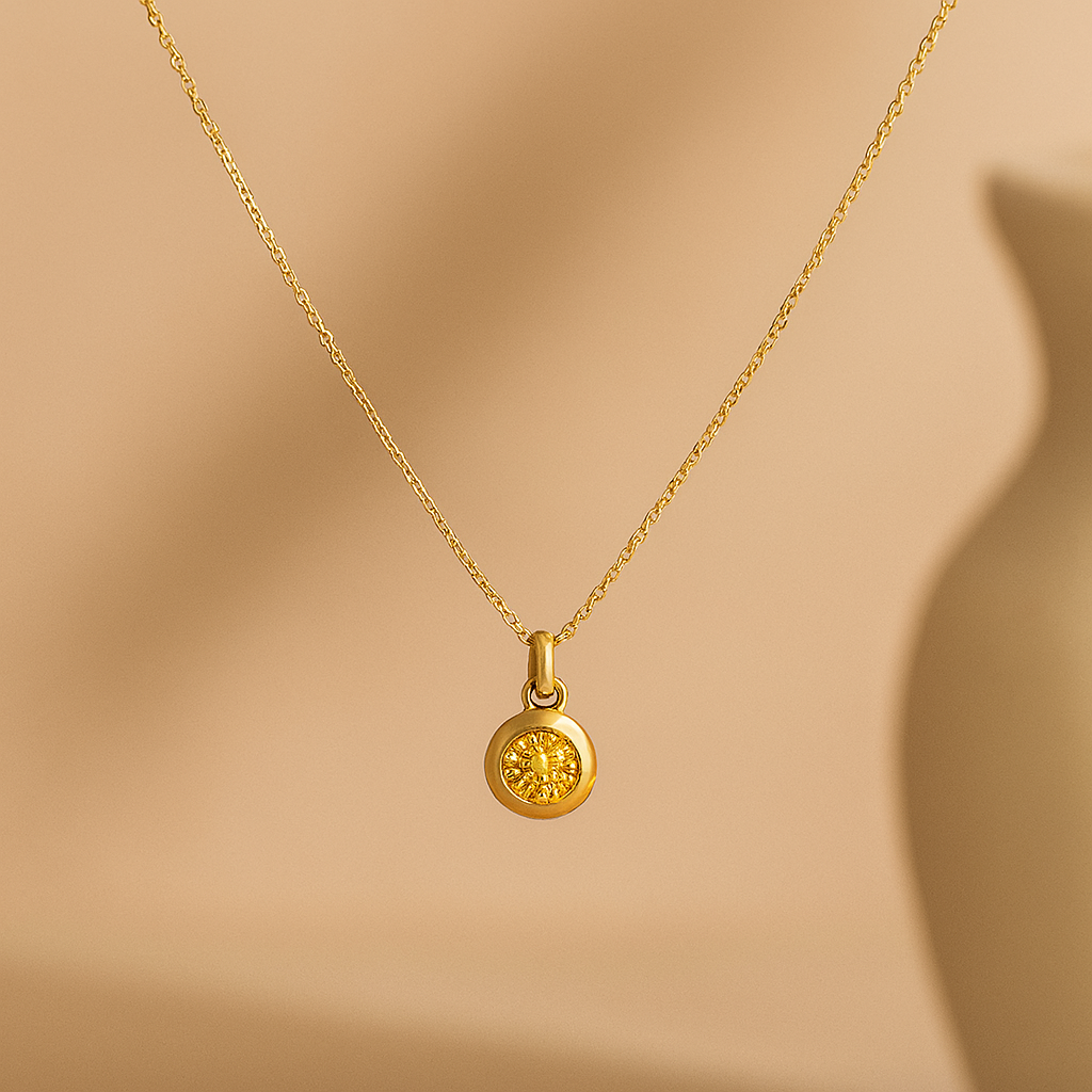 November Birthstone Necklace-Necklaces-Anushka Jain Jewellery