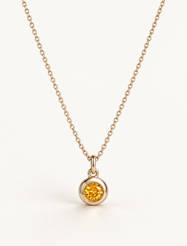 November Birthstone Necklace