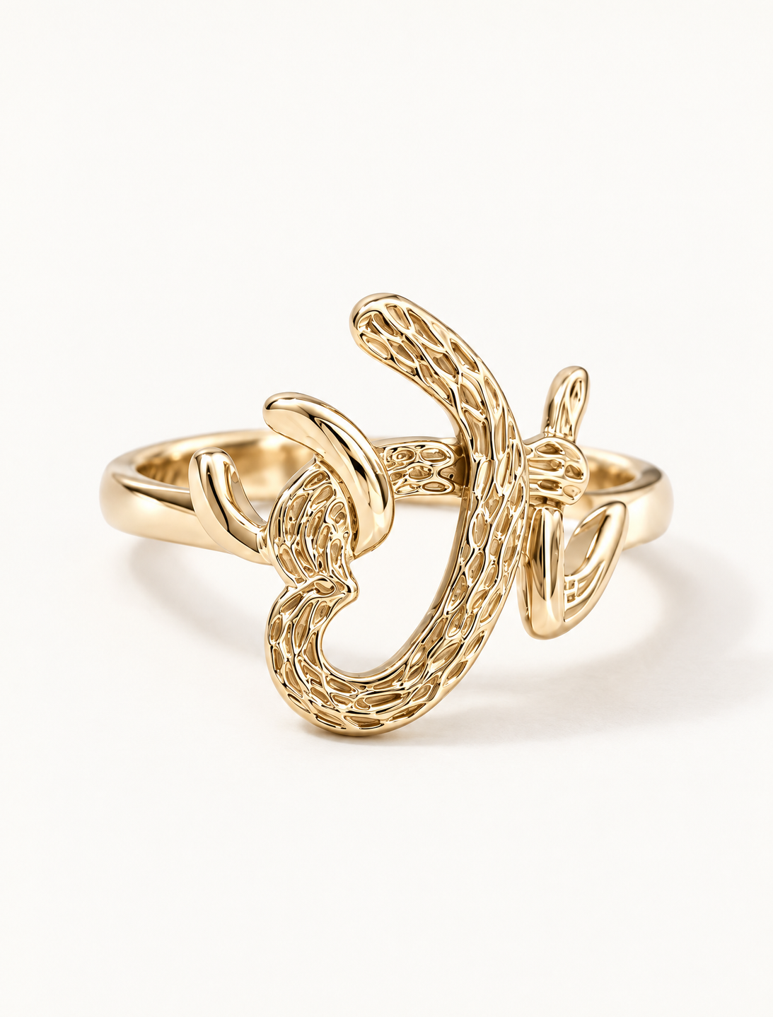 Openwork Butterfly Statement Ring