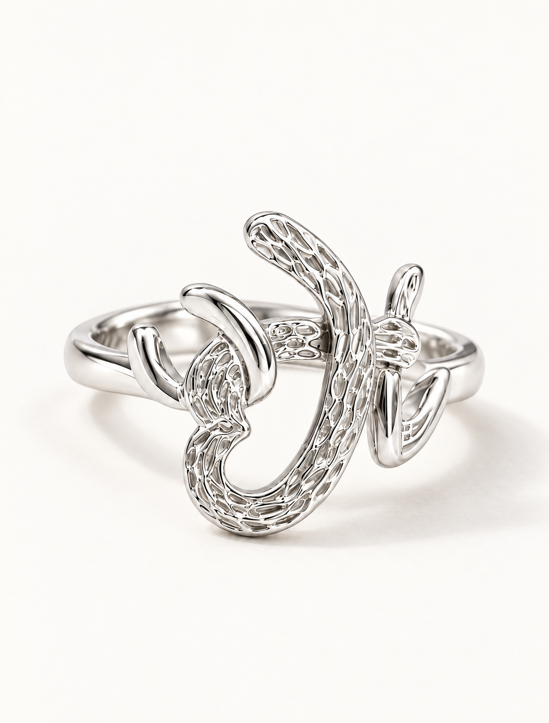 Openwork Butterfly Statement Ring