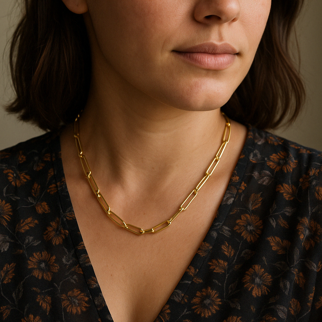 Paper Clip Chain-Chains-Anushka Jain Jewellery