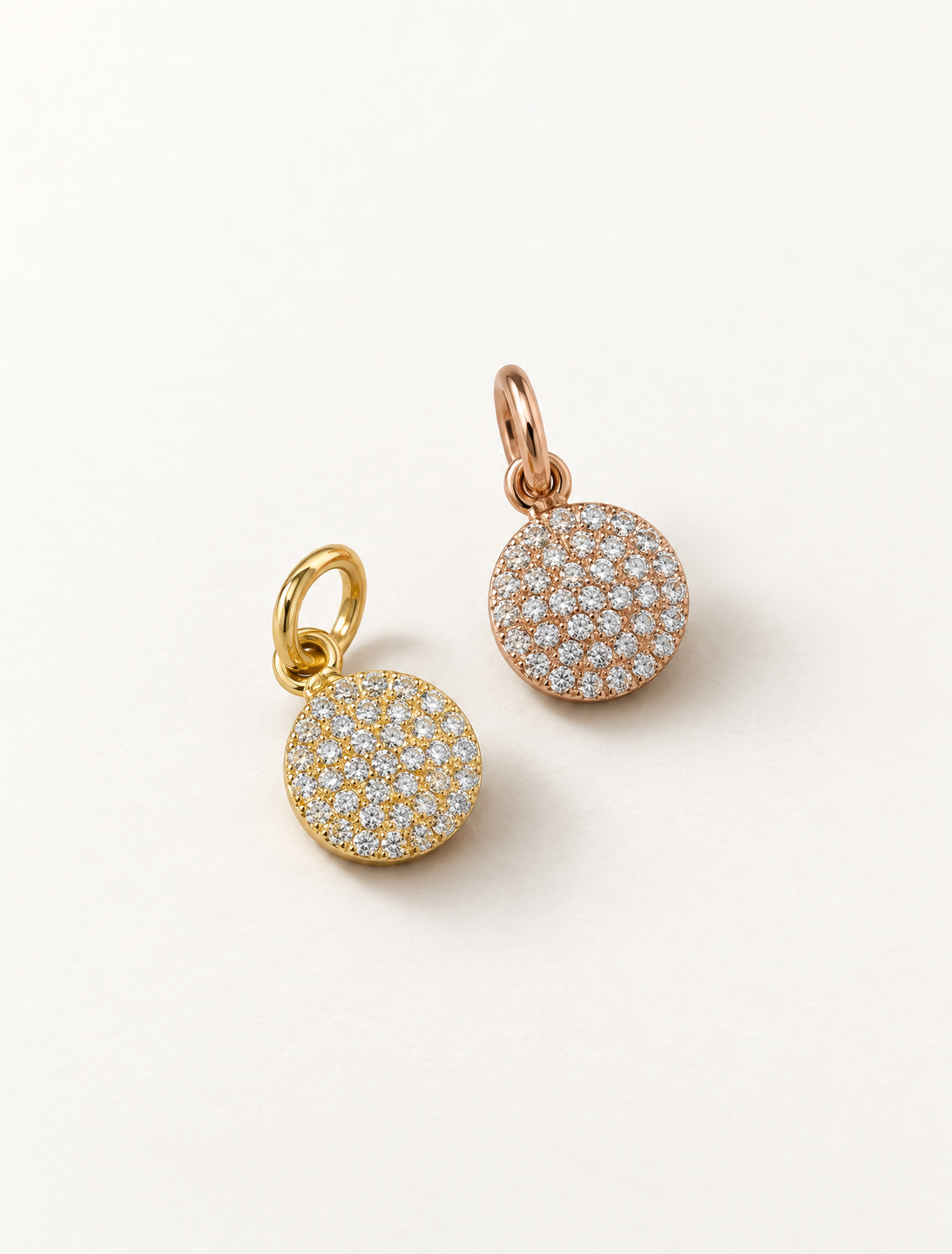 Pave Circle Charm