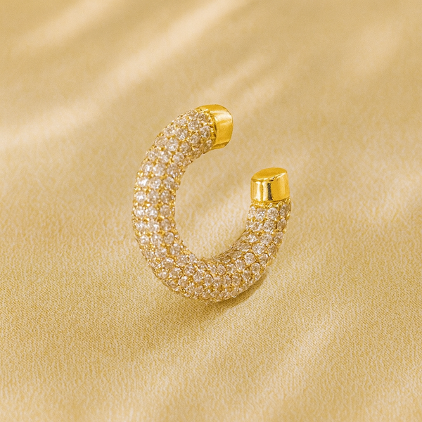 Pave Ear Cuff-Ear Cuffs-Anushka Jain Jewellery