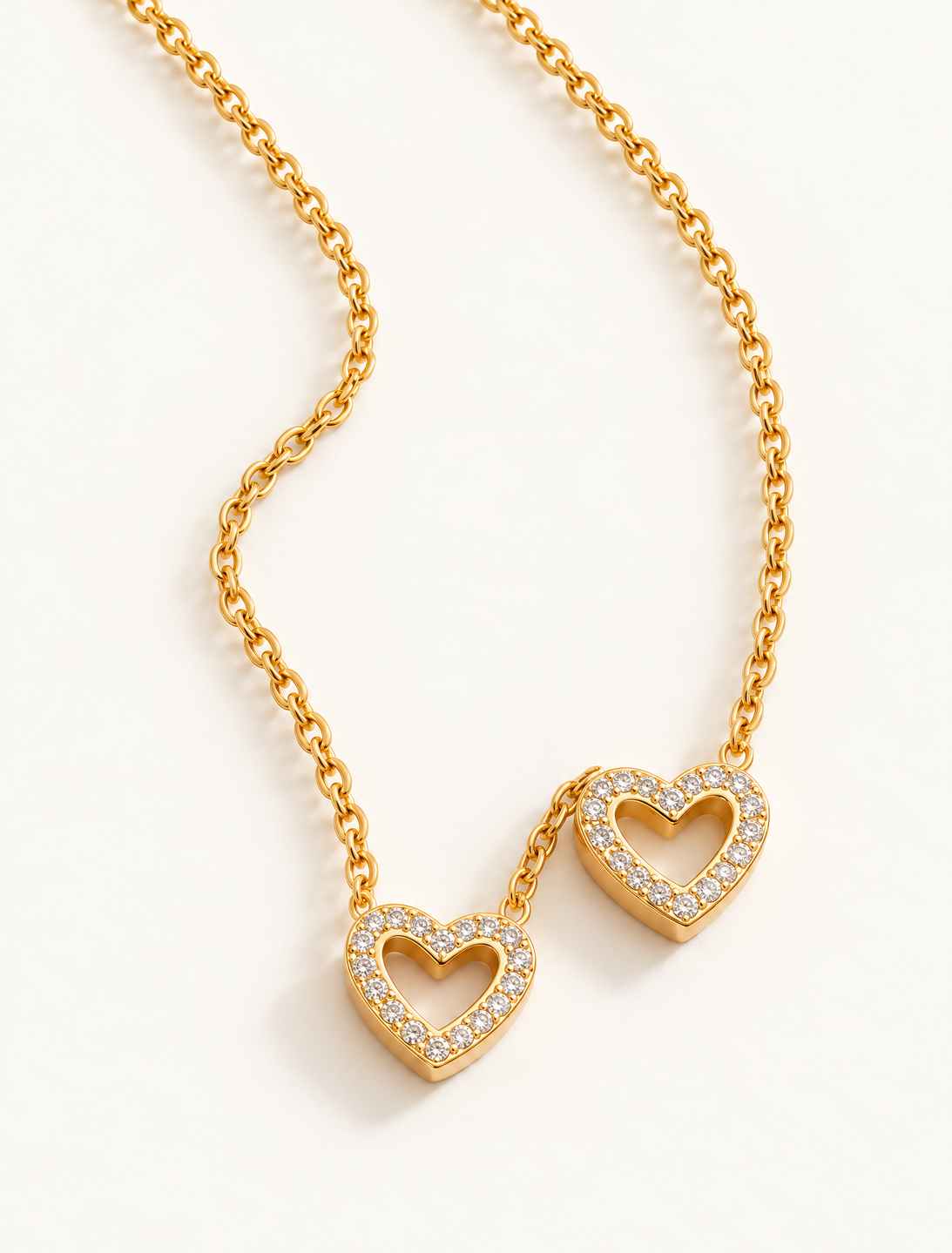 Pave Love Necklace