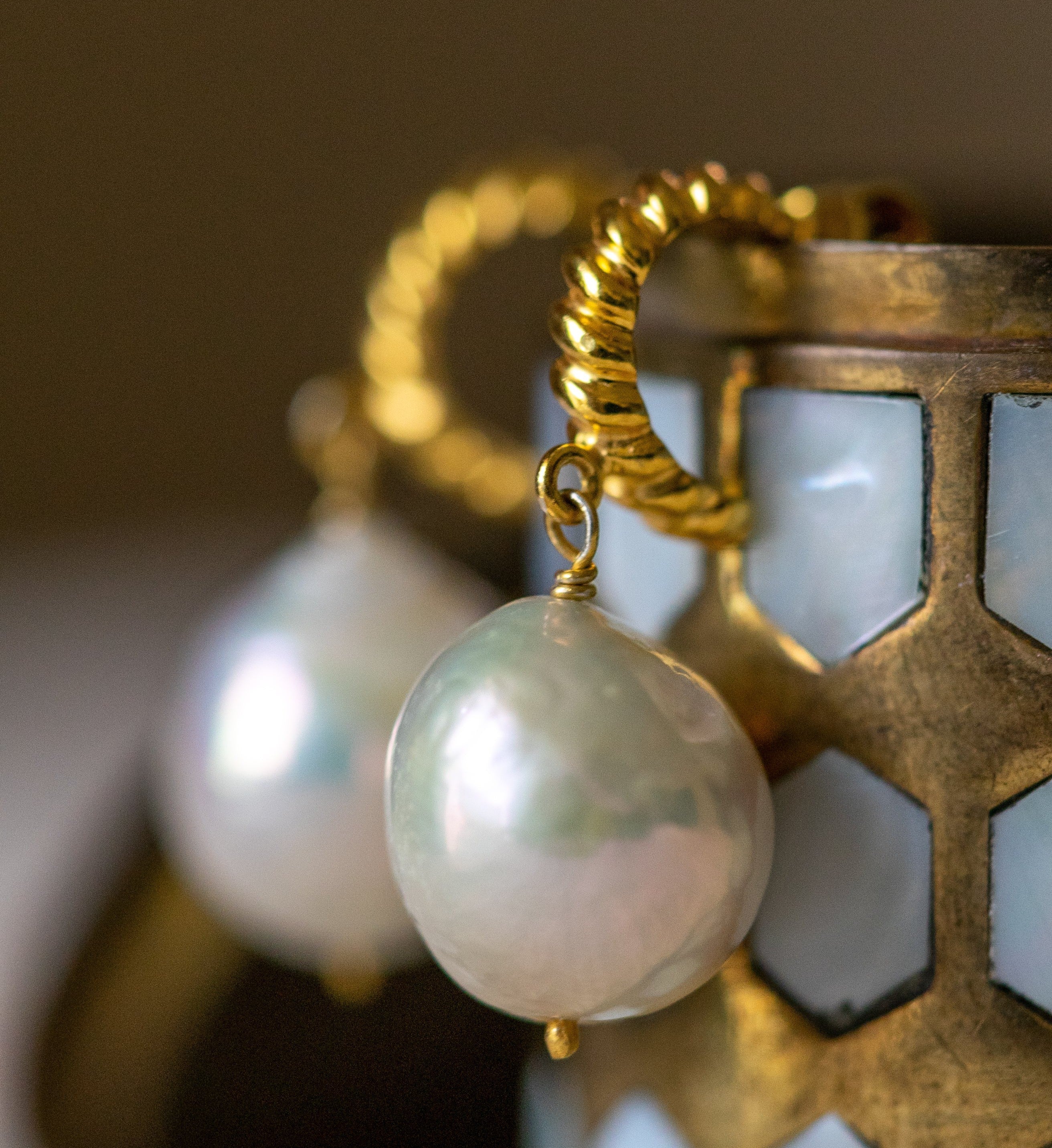 Perle Huggie Hoops-Huggie-Anushka Jain Jewellery