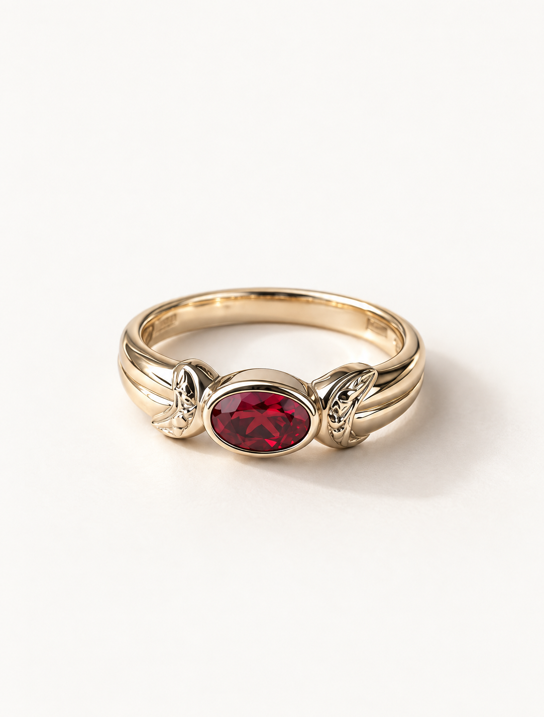 Pink CZ Celtic Knot Ring