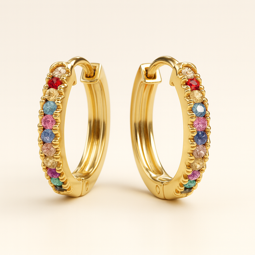 Pride Mini Hoops-Hoops-Anushka Jain Jewellery