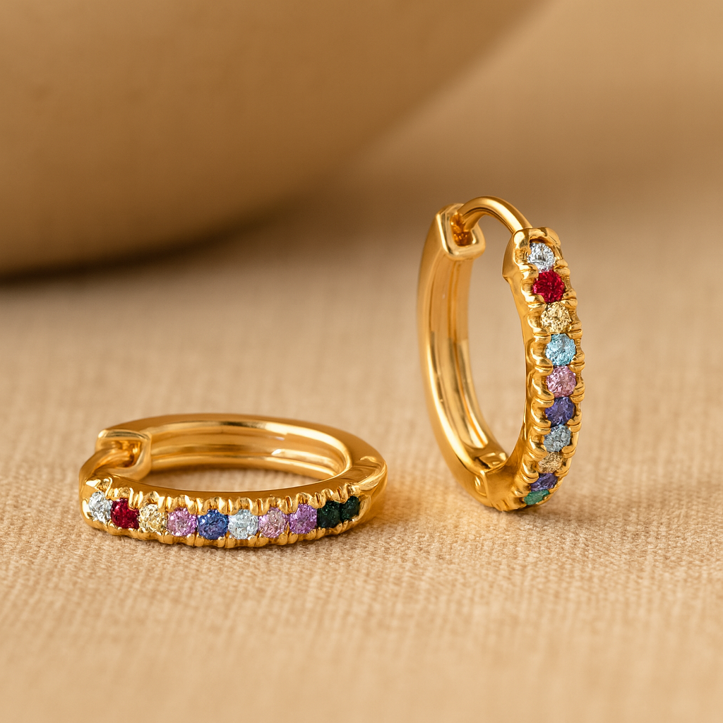 Pride Mini Hoops-Hoops-Anushka Jain Jewellery